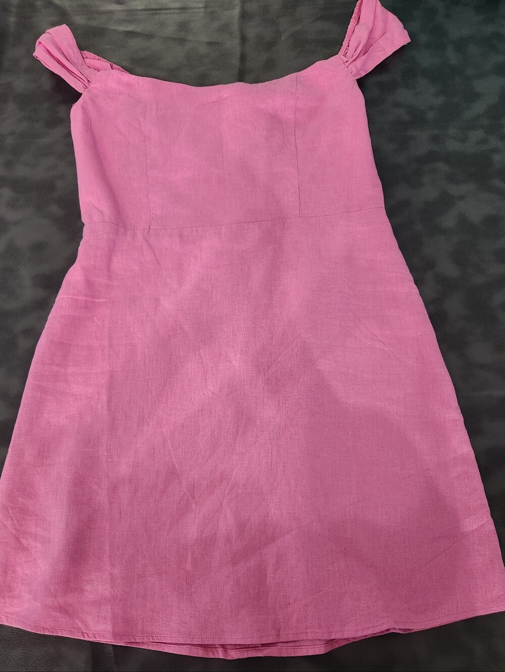Women’s Mango Pink Linen Blend Sundress
